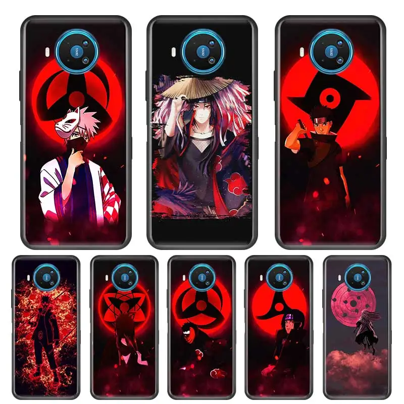 Мягкий чехол Akatsuki Kakashi с логотипом Наруто для Nokia 2 3 4 6 7 1 5 8 2|Бамперы| |