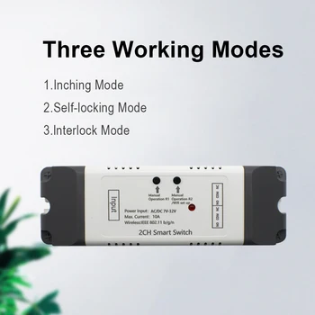 

DIY Smart WiFi Switch Wireless 433MHz Remote Controller Receiver Home Automation Assistant Relay Module Timer Aleax Compatible