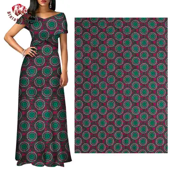 

Ankara African Polyester Wax Prints Fabric African Ankara Fabric for Sewing 6 yards/lot African Fabric for Party Dress FP6255