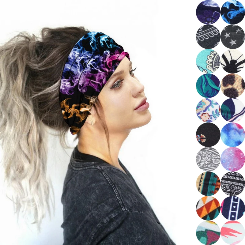 

Tie Cycling Yoga Sport Sweat Women Sweatband For Men Women Yoga Hair Bands Head Sweat Bands Sports Safety