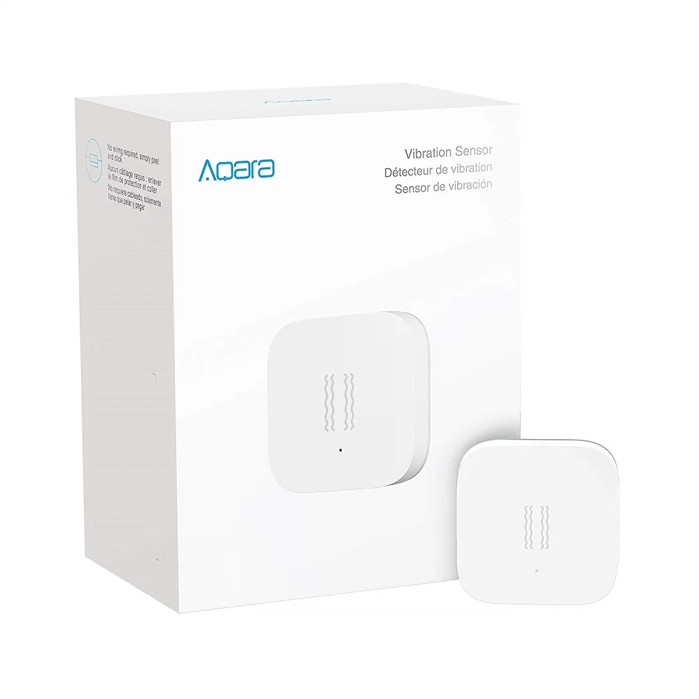 

Xiaomi Aqara Vibration Sensor,Zigbee,Wireless Mini Glass Break Detector for Alarm System and Smart Home Automation,Apple HomeKit