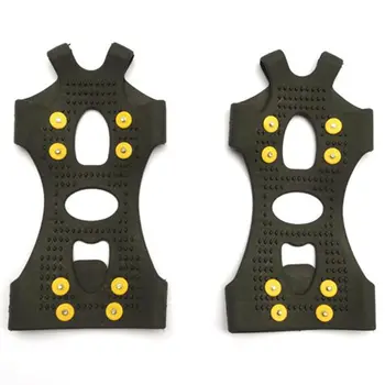 

Multi-Purpose Non-Slip Eight-Tooth Crampons Ice-Snow Rivet Non-Slip Spikes Boots Clip M