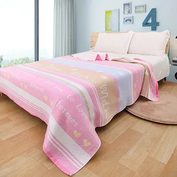 

Summer Yarn Bedding Sheet Blankets Newborn Queen Lounge Size Swaddler Couch Quilt Toddler Chair Wraps King