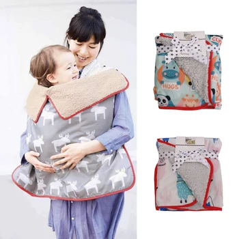 

Baby Blankets Waterproof Coral Fleece Infant Baby Stroller Wrap Newborn Baby Bedding Blanket 73*83cm
