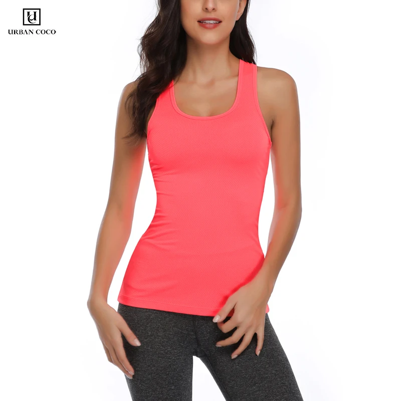

Urban CoCo Women’s Activewear Tank Top Workout Clothes Running Racerback Top