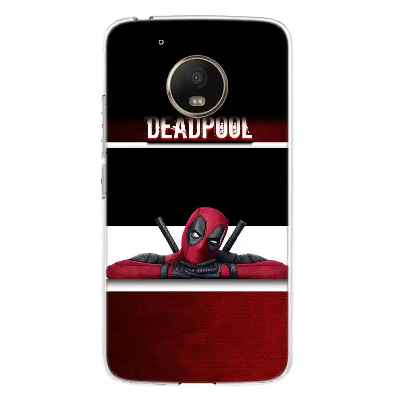 TW114-10 Забавный чехол для телефона Deadpool Dead Pool для Motorola Moto G7 G6 G5S G5 E4 Plus G4 E5 Play power, Европейский подарок, чехол с рисунком - Цвет: TW114-10