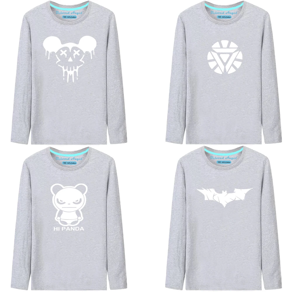 

New Game Cartoon 3D Luminous T Shirt For Kids Boys Girls Clothes 3-15 Years Long Sleeve Tops Tees Children Clothing Baby Costume