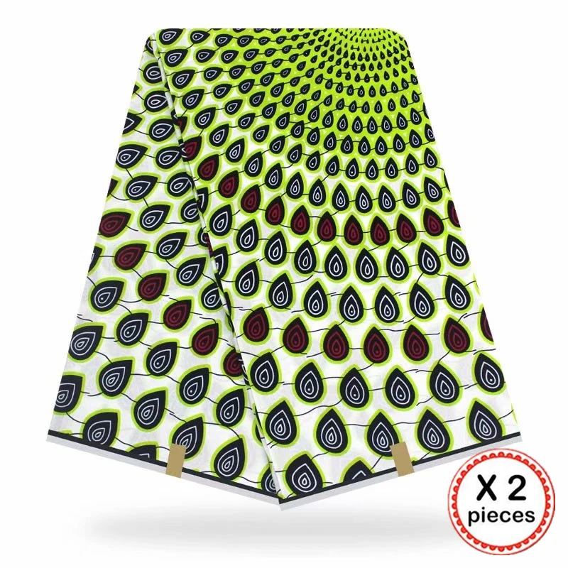 Анкара африканская ткань 12 ярдов Хлопок нигерийский стиль швейная африканская вощеная ткань принтом Гана для свадебного платья 11028