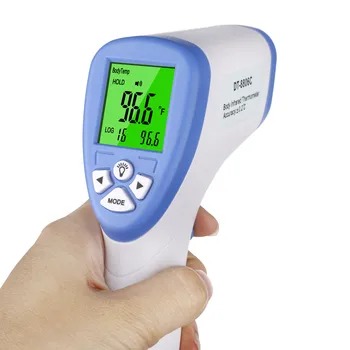 

Handheld Digital Thermometer LCD Backlight Non-Contact Adult Baby Infrared Forehead ℃/℉ Temperature Automatic Shutdown Function