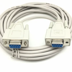 Enhanced Serial Null Modem Cable with DB9 Female Connectors - HDPE Insulation and UL Certified - 5m (Female to Female)