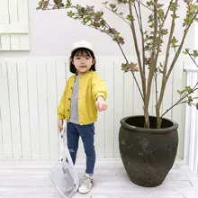 Одежда для маленьких детей; коллекция года; сезон весна-лето; стиль; повседневные джинсы в Корейском стиле для малышей; универсальные брюки; N168