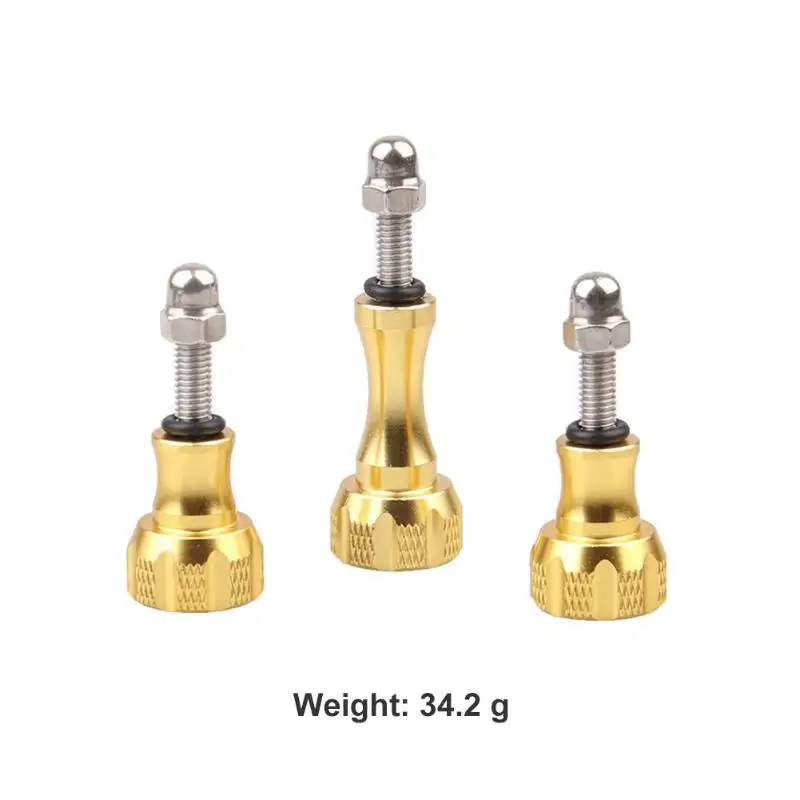 3 шт./компл. CNC MTB велосипед Длинные Короткие сревы авиационный алюминиевый сплав производство для GoPro Спортивная камера фиксированные детали
