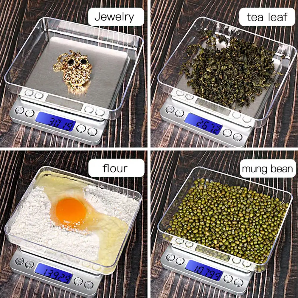 10/5/4/3/2/1/0.5Kg 주방 저울 1/0.1/0.01g 고정밀 디지털 LCD 디스플레이 전기 저울 식품, 주방 계량 도구