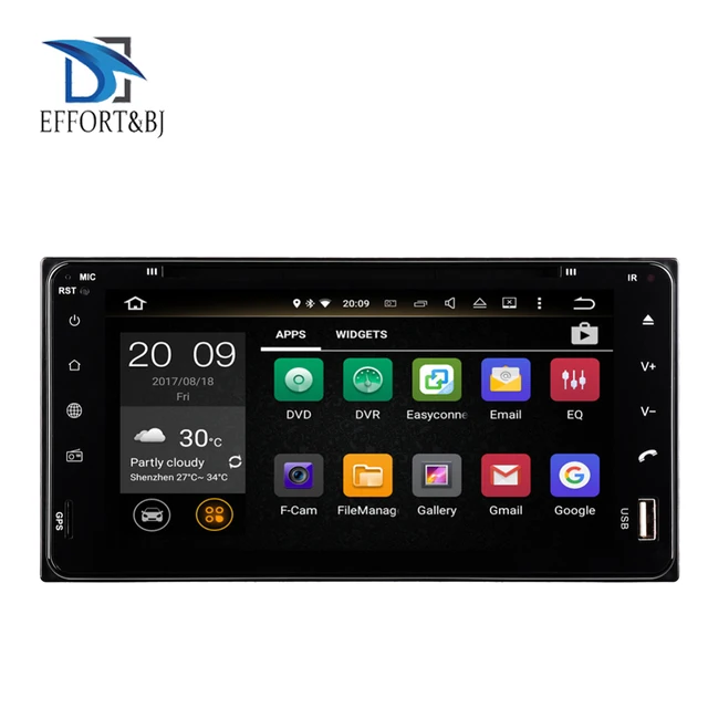 $255.99 8 Core Android 9.0 Car DVD Player with GPS Navigation Universal Model For Toyota Fortuner Corolla Vios Yaris Hilux Radio Stereo