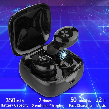 

Bluetooth5.0 Headset Mini Wireless Earphones Sports Stereo Earphone With Microphone For iPh Samsung