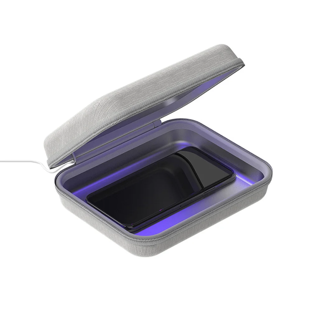 

Multifunctional UV Disinfection Storage Bag Ultraviolet Disinfectant Bag Mask Mobile Phone Sterilizer Sterilization Storage Box
