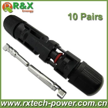 

R&X 10pairs/lot Solar Connector PV Connector Apply to Solar Panels Connection High Quality