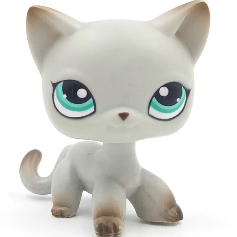 391 Лпс стоячки кошки собаки игрушки Lps кошка старый pet shop игрушка маленькая короткая шерсть котенок Гималайский котенок husky собака Спаниель колли great dane редкая коллекция фигурок - Цвет: 391