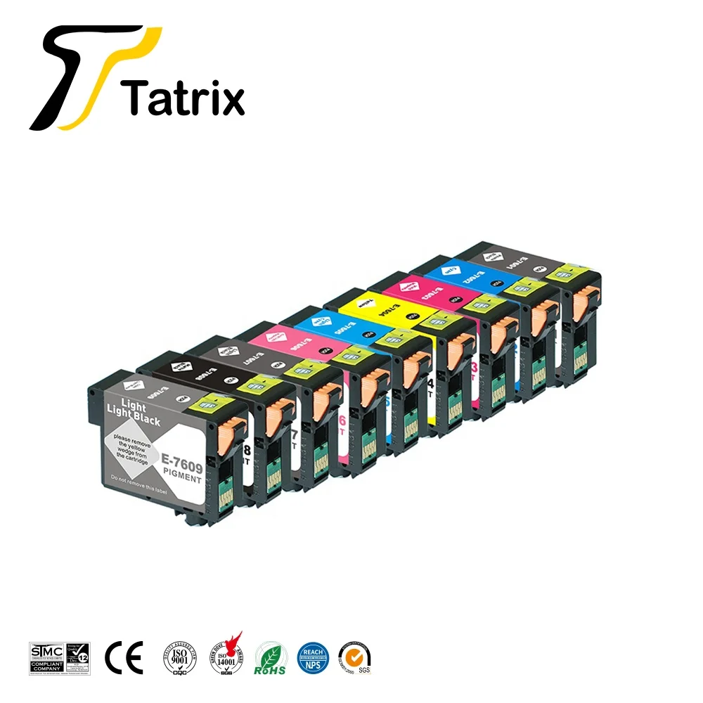 

Tatrix Compatible Ink Cartridge for Epson T7601 T7602 T7603 T7604 T7605 T7606 T7607 T7608 T7609 suit For Epson SURECOLOR SC-P600