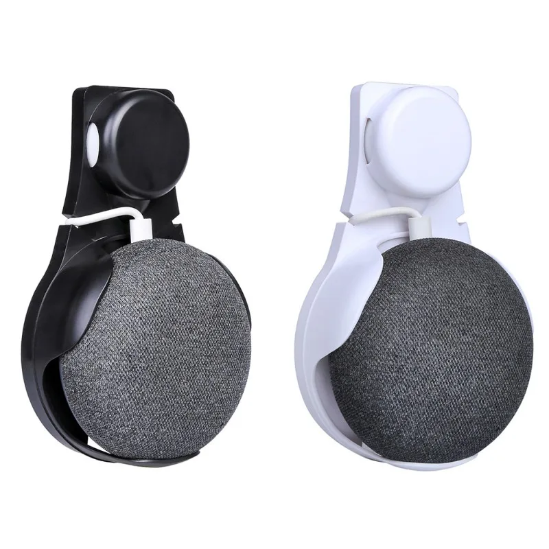 

Hight Quality Speaker Holder Indoor Tool Wall Mounted Kitchen/Bedroom Buckled Stand For Google Home Mini Speakers AccessoriesHW
