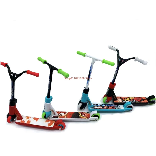 Finger BMX Tech Skateboards Mini Skate Park Ramp Sets Finger scooter Fingertip Bikes Fingerboard Extreme Sport Deck Novelty Toys 5