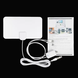 HDTV Antenna Digital Antenna TV Receiver Indoor 900 Miles With Amplifier Booster DVB-T2 Isdb-tb Satellite Receiver Clear Aerial