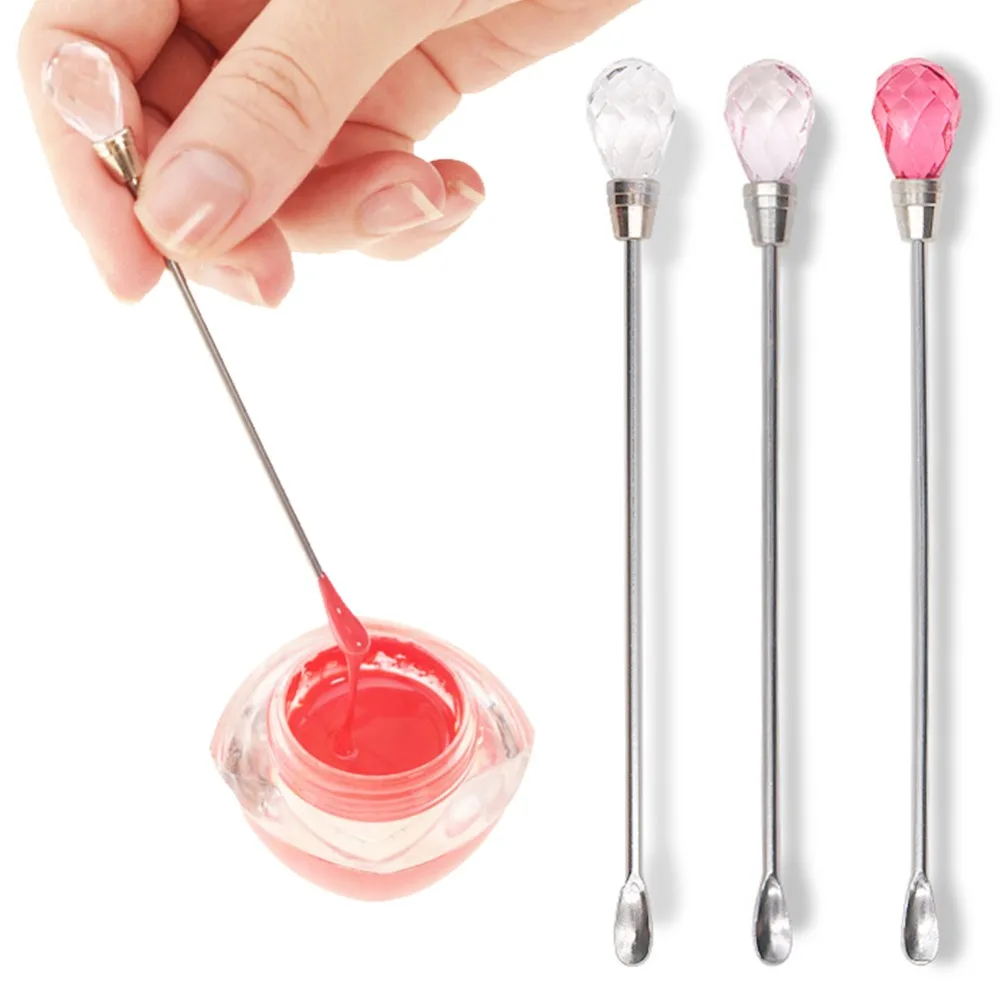 1pc Stainless Steel Tattoo Pigment Stirring Spoon Rod Ink Mixer Manicure Tattoo Tools Nail Tattoo Pigment Manicure Spoon