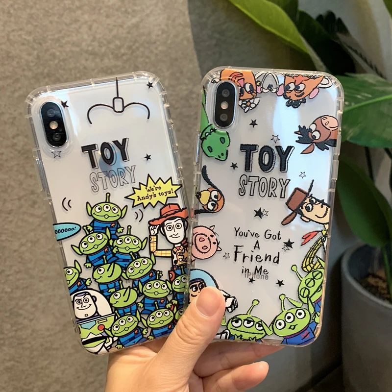 

Toy Story Squeeze Alien Back Soft Cover For iPhone 11 Pro Max Case