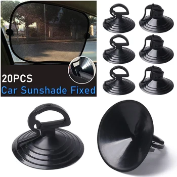 

20Pcs Car Sunshade Suction Cups Cable Fixed Clips Clear Wedding Balloon Decor Transparent Multi-function Suckers Hooks WHOLESALE