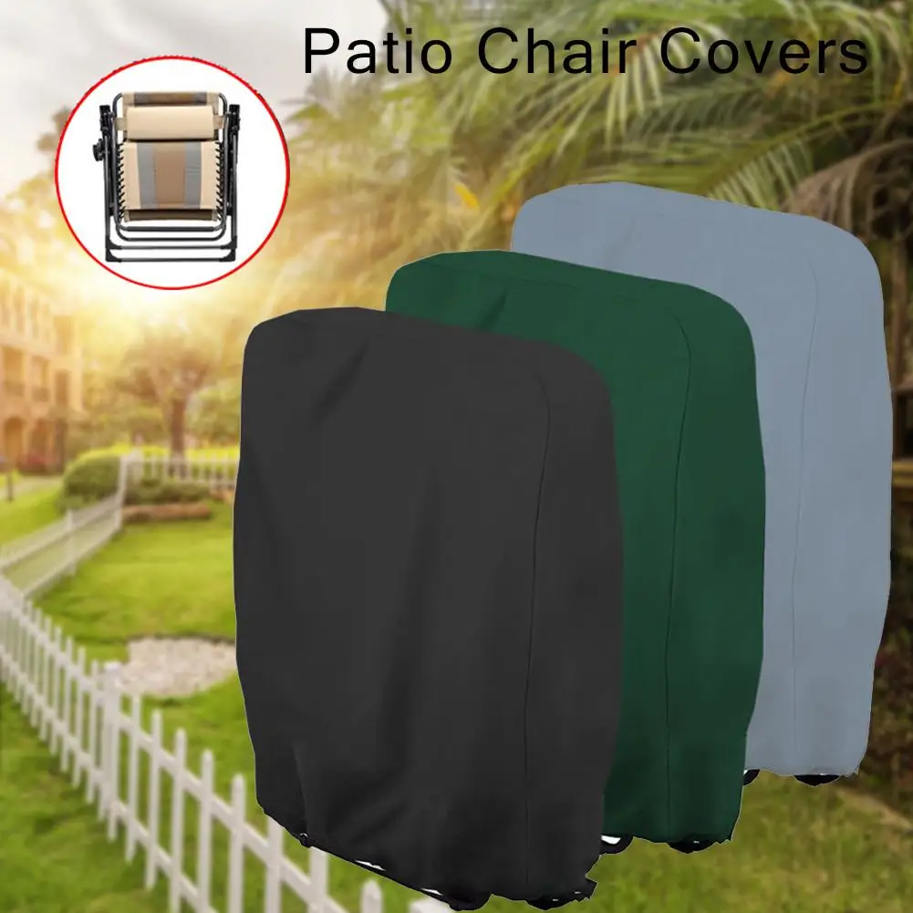 Outdoor Folding Chair Cover Waterproof Dustproof Uv Resistant Garden Garden Recliner Cover High Quality Easy To Clean New All Purpose Covers Aliexpress