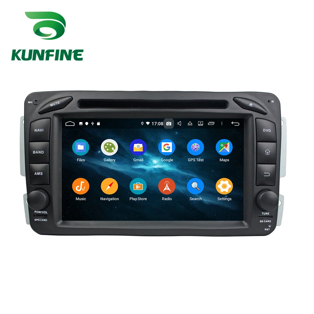Восьмиядерный 4 ГБ Оперативная память Android 8,0 автомобиль DVD gps навигации мультимедийный плеер стерео для BENZ C-Class w203 2000-04 Радио головного