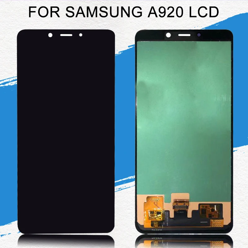 

Dinamico 6.3" A920 Lcd For Samsung Galaxy A9 2018 LCD Touch Screen Digitizer Assembly A9 Star Pro SM-A920F/DS A9S Display+Frame