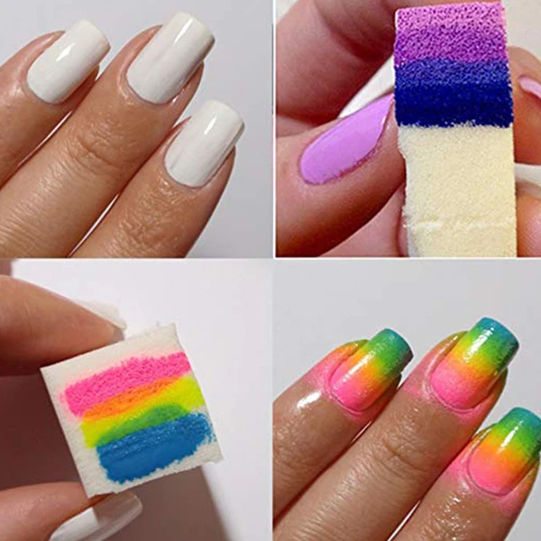 24 шт Профессиональные губки DIY инструмент для ногтей