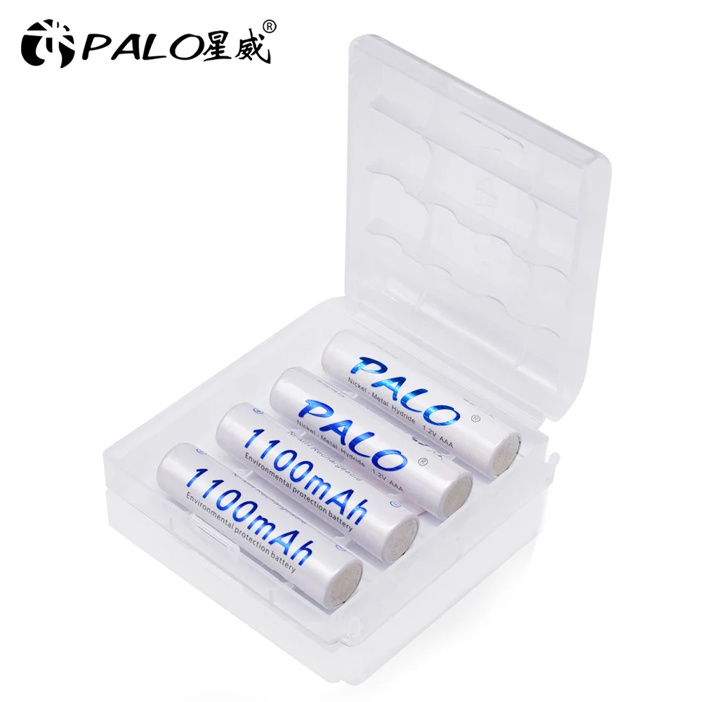 PALO 4-28 шт AA и AAA 1,2 V аккумуляторная батарея Ni-MH 2A AA 3000 mAh/3A AAA 1100mAh батареи