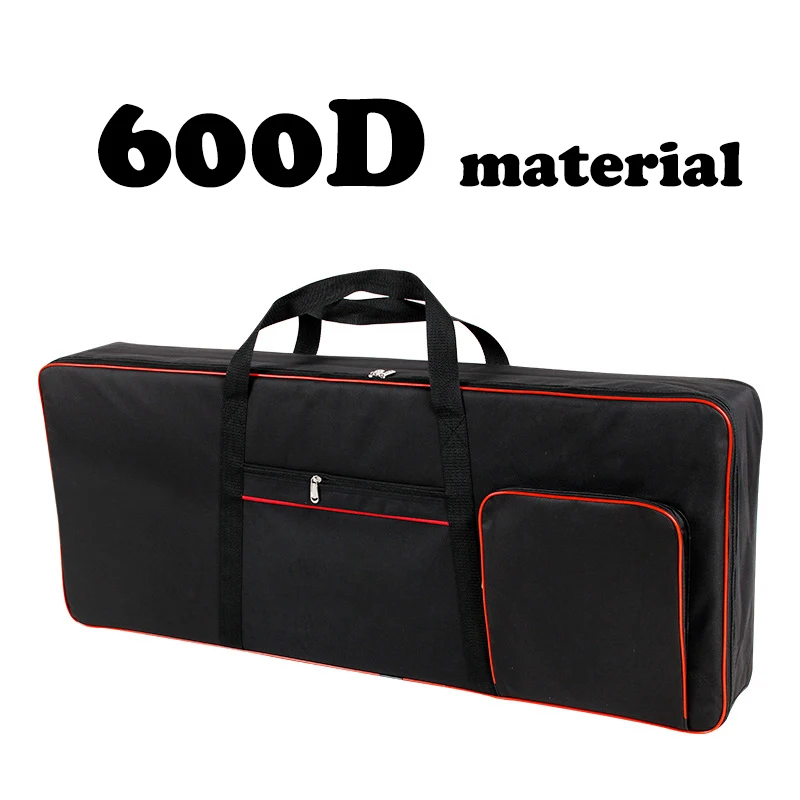 61 Key Keyboard Backpack Instrument Bag 420D/600D Nylon for Electronic Organ