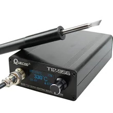 STC T12-956 паяльная станция электронный паяльник OLED цифровая станция T12 паяльник с T12-P9 ручкой без разъема