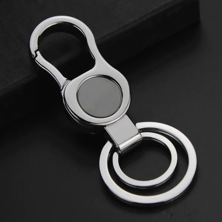 Креативный стиль Высший сорт бизнес ремень для ключей на талию мужчины Вольфрамовая сталь двухсторонний брелок с надписями высшего класса подарок