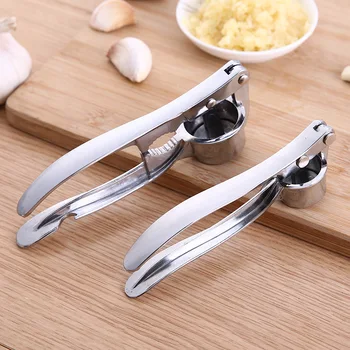 

Premium Metal Garlic Press Garlic Mincer Chopper Crusher Presser Slicer Grater Squeezer with Great Handle Kitchen Tools