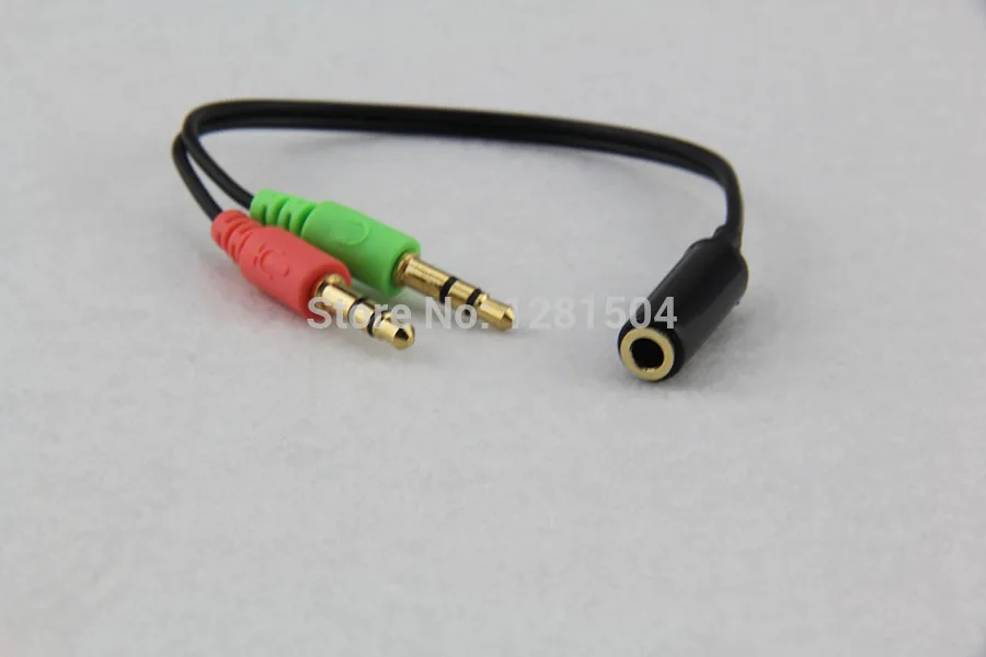 US $177.65 1 FeMale To 2 Male Aux Cable 35 Mm Femal To 35 Mm Male Y Splitter Audio Extension Cable AUX Cable 500pcsLot
