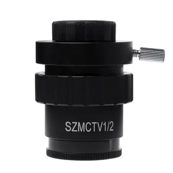 

0.5X C-mount Lens 1/2CTV Adapter For Trinocular Stereo Zoom Microscope Camera Microscopio Accessories