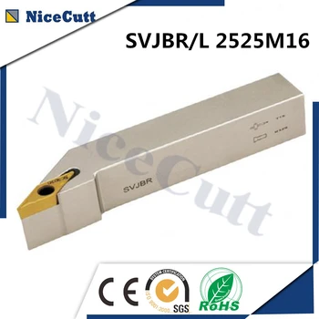 

Nicecutt SVJBR2525M11 SVJBL2525M11 lathe External Turning Tool Holder Machine Holder VBMT insert Lathe cutting tool Freeshipping