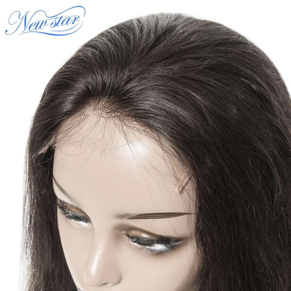 Бразильский прямые HD парик шнурка new star Виргинские человеческих волос парики Индивидуальные 5x5 HD Кружева Закрытие парик 250% Плотность Парики Для женщин