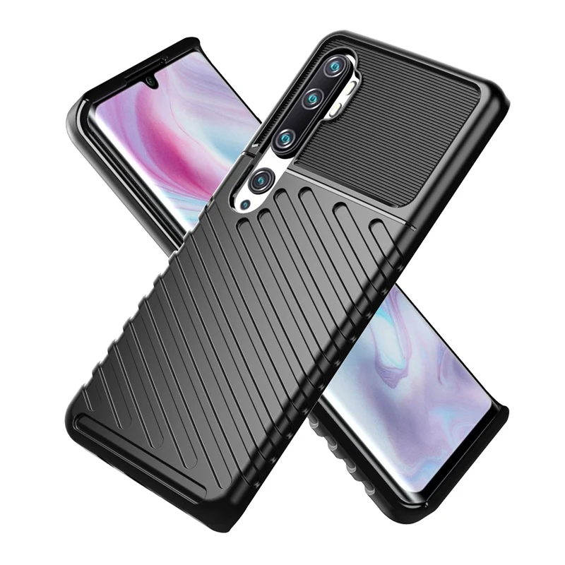 Military Heavy Duty Armored Mi Note 10 Pro Case For Xiaomi Rugged Silicone Covers | Мобильные телефоны и аксессуары