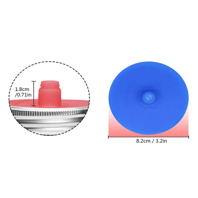 1Db Kőműves Tartály Erjesztési Fedél Szilikagel Erjesztés Széles Száj Tömítő Burkolat 86 Mm Átmérőjű - Image 2