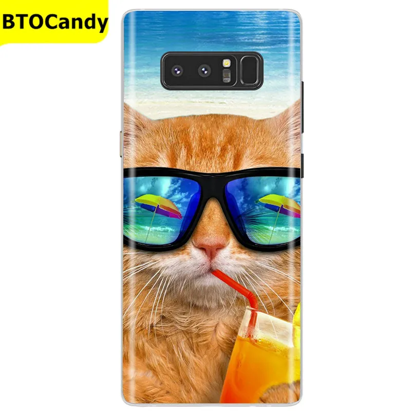 For Samsung Galaxy Note 8 Case N950F N950 Soft Tpu Silicone Case For Samsung Galaxy Note 8 Note8 Back Phone Cases Coque Fundas mous wallet Cases & Covers