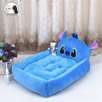 

Cartoon Cute Dog Bed Sofa Round Square Pet Cat Nest Removable Cover Bed House for Small Large Dogs Pet Washable Kennel Blanket