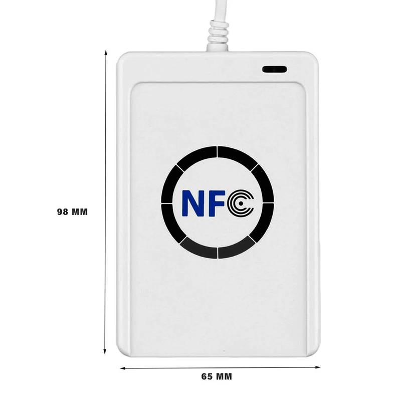 ACR122U RFID смарт-карта Дубликатор с индикатором Дубликатор записываемый клон по USB S50 13,56 МГц ISO/IEC18092+ 5 шт. M1 карты NFC
