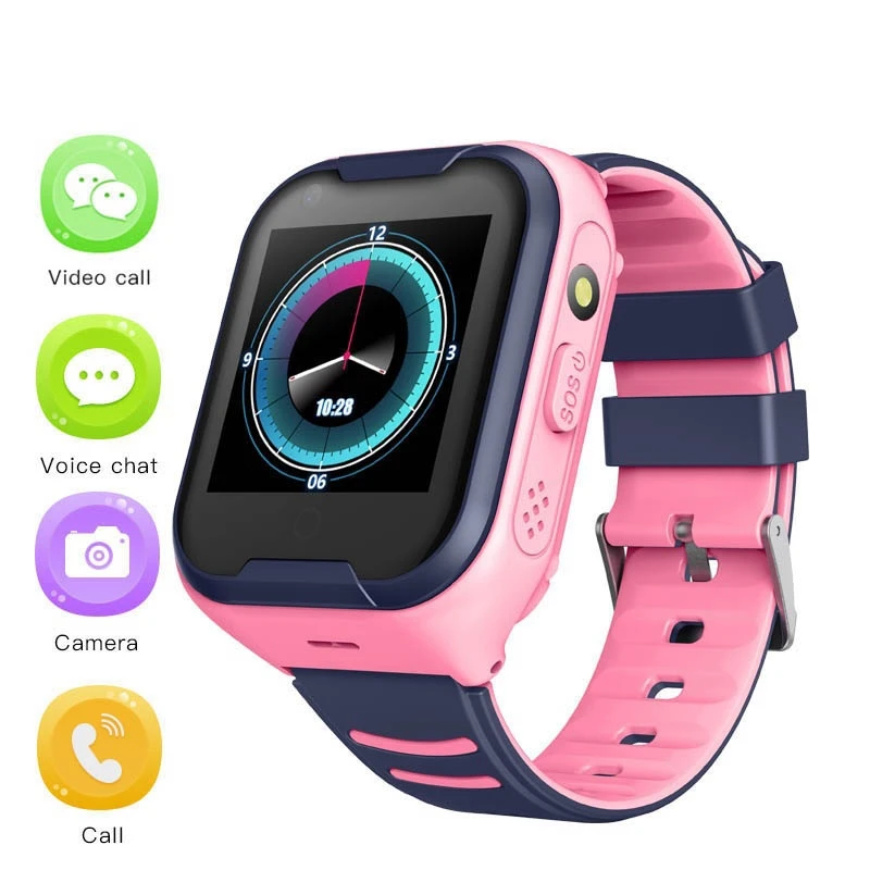 4G A36E Smart Kids Watch Waterproof IPX7 Wifi GPS Video Call Monitor Tracker Clock Students Wristwatch Kids Children