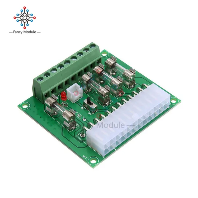 diymore Soldered/Solderless ATX Power Adapter ATX Computer PC Power Board Power Supply DC Plug Connector 1