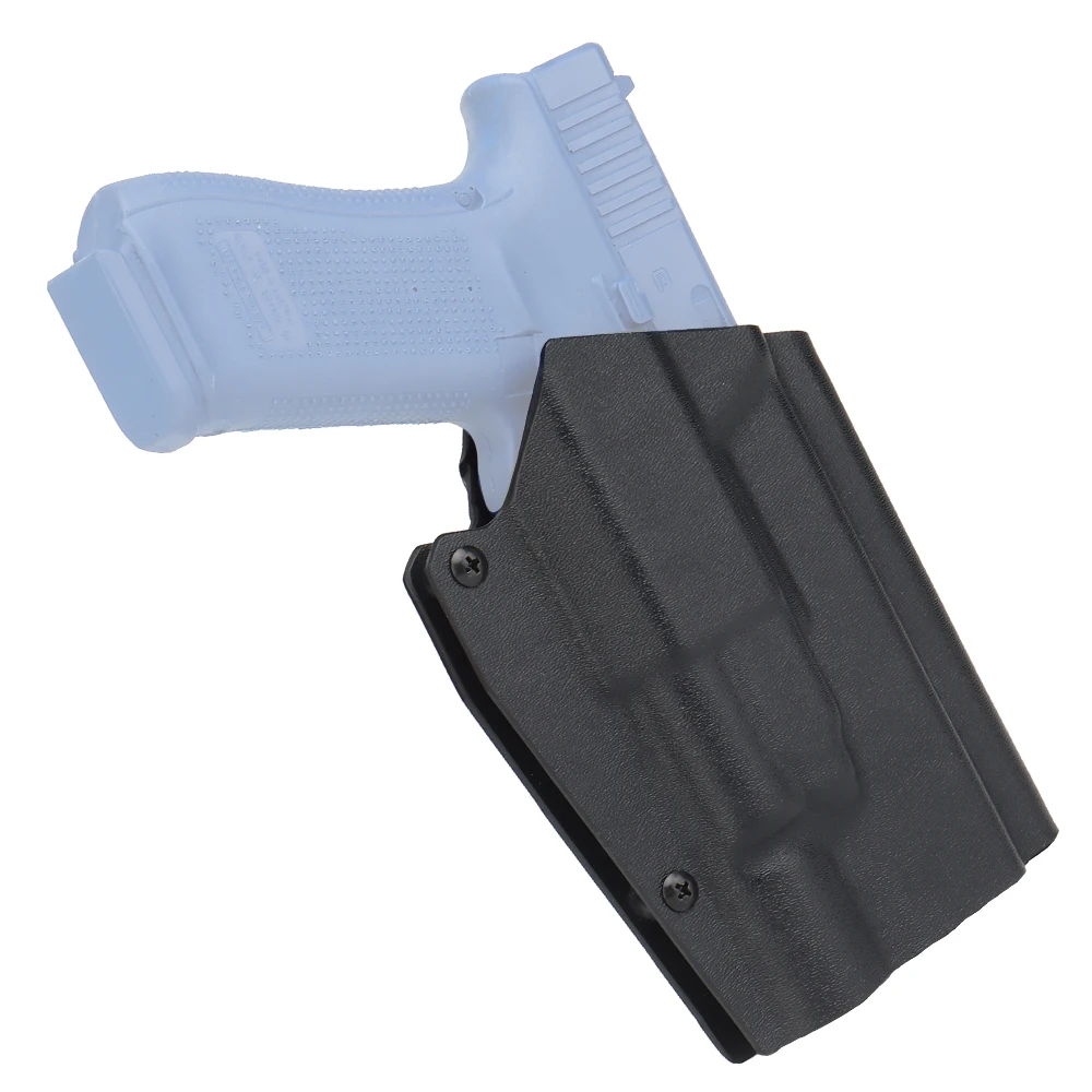 Tactical Kydex Gun Holster 3mm Adapt To G17L With Beltclip Waist Quick Pistol Holster For G17/19/19X/45 G-X300 Flashlight